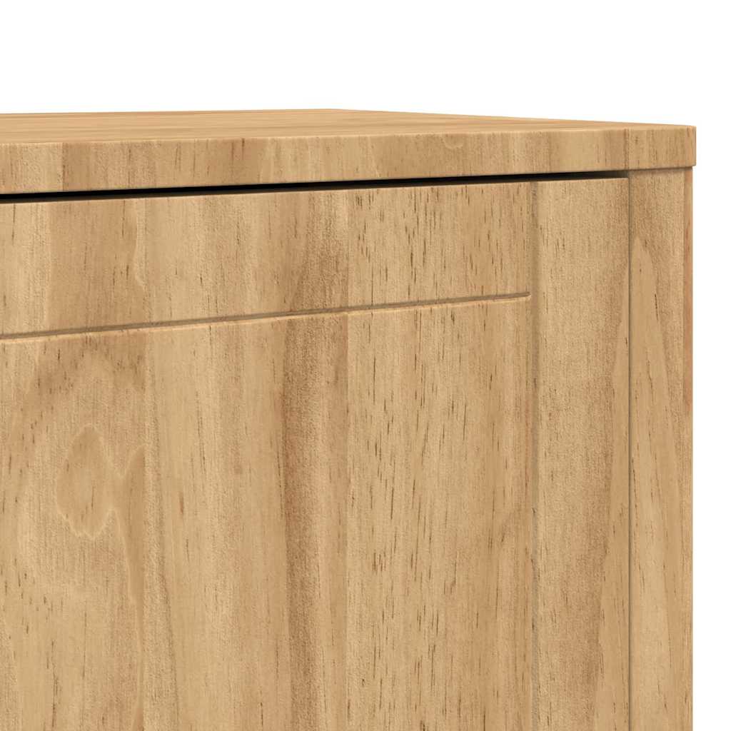 vidaXL Sideboard FLORO Wachsbraun 70 x 30 x 70,5 cm Massivholz Kiefer