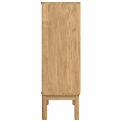 vidaXL Sideboard FLORO Wachsbraun 70 x 30 x 70,5 cm Massivholz Kiefer