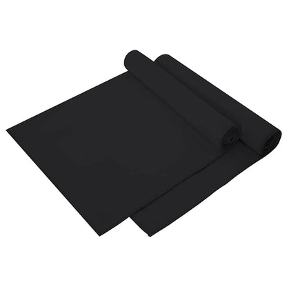 Sporthandtücher 2 pcs Schwarz 140 x 70 cm