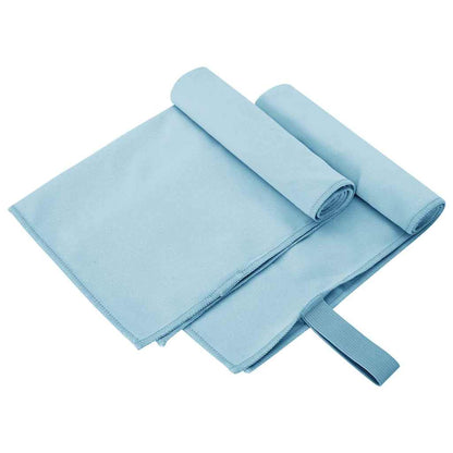 Sporthandtücher 2 pcs Blau 50 x 30 cm Polyester und Polyamid