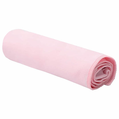 Sporthandtücher 2 pcs Rosa 50 x 30 cm Polyester und Polyamid