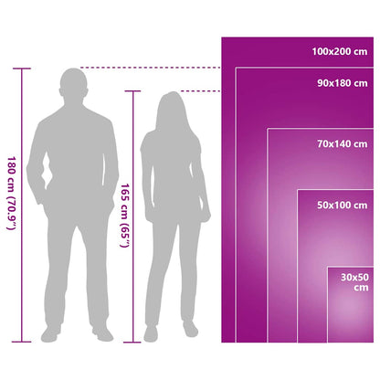 Sporthandtücher 2 pcs Rosa 100 x 50 cm Polyester und Polyamid