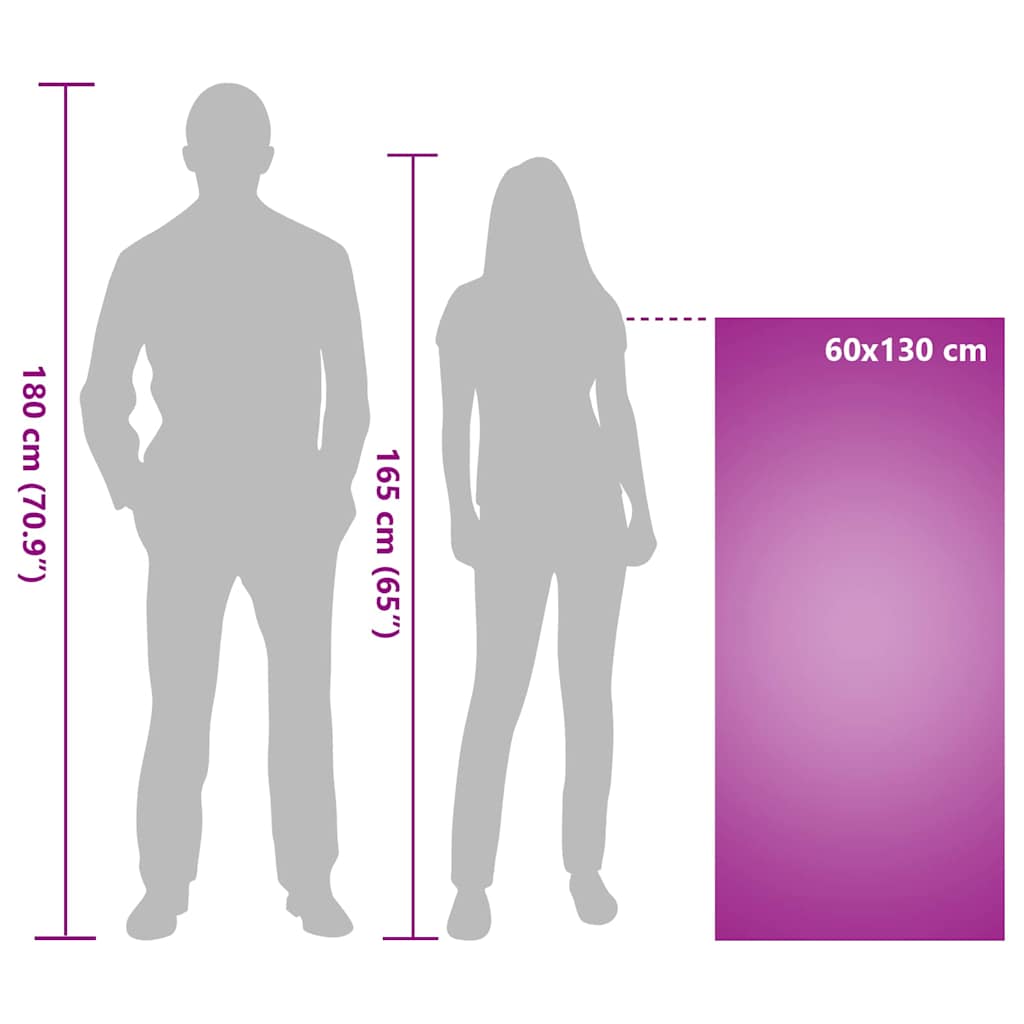 Außenstuhl Handtücher 2 pcs Lila 130 x 60 cm