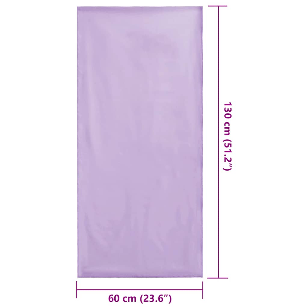 Außenstuhl Handtücher 2 pcs Lila 130 x 60 cm