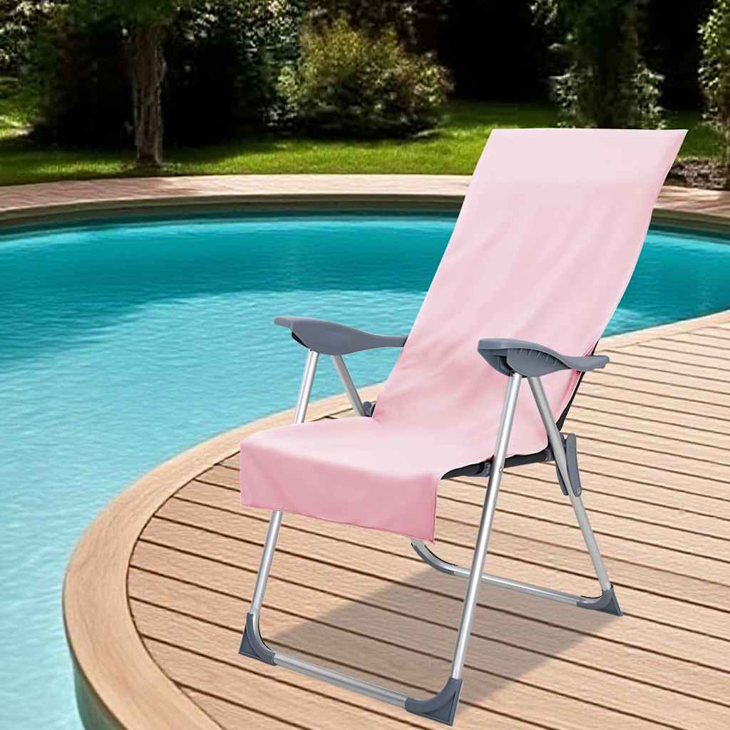 Außenstuhl Handtücher 2 pcs Rosa 130 x 60 cm