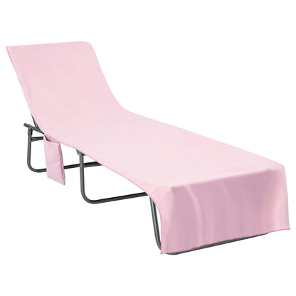 Sonnenliege-Tücher 2 pcs Rosa 210 x 75 cm