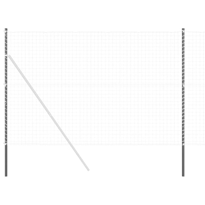 Zaunpfosten 2 pcs Grau Pulverbeschichteter Stahl