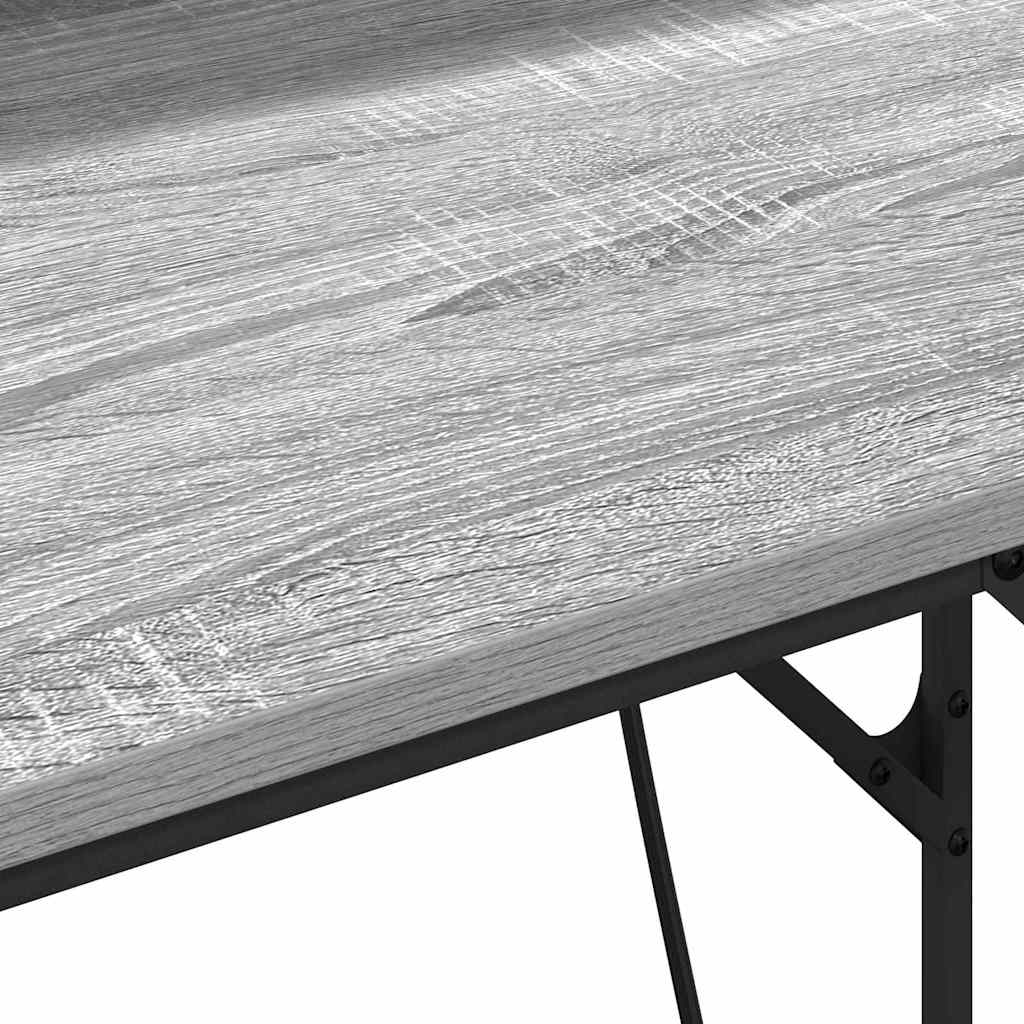 vidaXL Schreibtisch Graues Sonoma 100 x 50 x 86,5 cm Holzwerkstoff