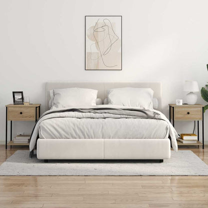 vidaXL Nachttisch Sonoma-Eiche 42 x 41 x 56 cm Holzwerkstoff