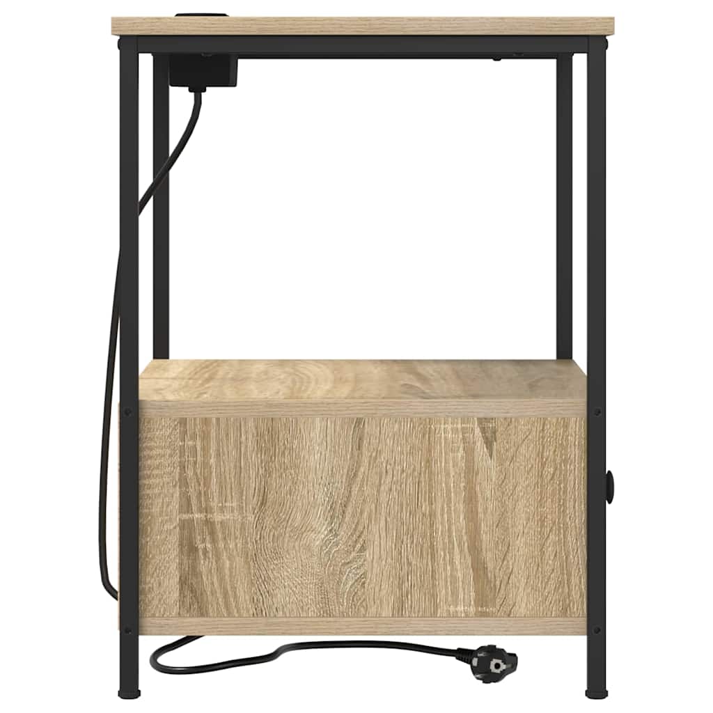 vidaXL Nachttisch Sonoma-Eiche 42 x 41 x 56 cm Holzwerkstoff