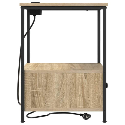 vidaXL Nachttisch Sonoma-Eiche 42 x 41 x 56 cm Holzwerkstoff