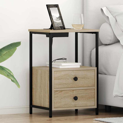 vidaXL Nachttisch Sonoma-Eiche 40 x 31 x 60 cm Holzwerkstoff
