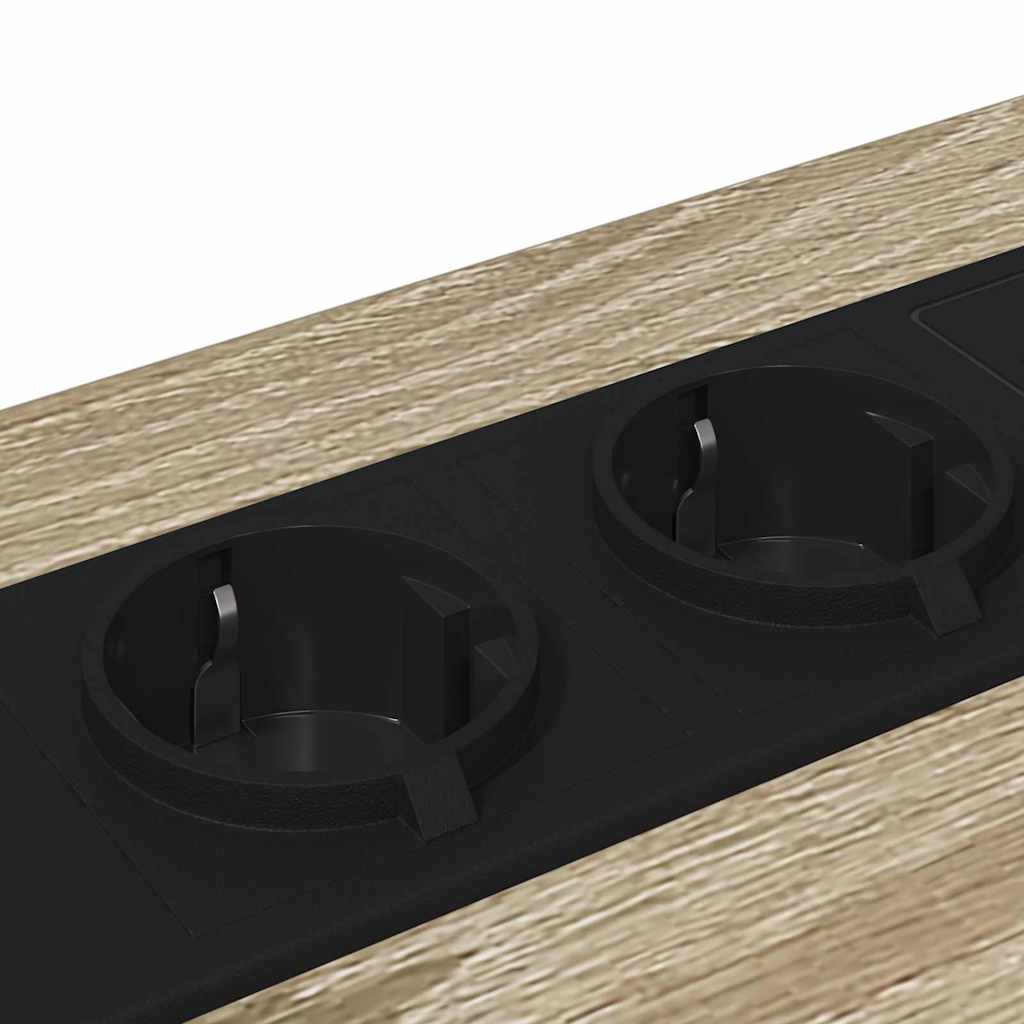 vidaXL Nachttisch 2 pcs Sonoma-Eiche 40 x 31 x 60 cm Holzwerkstoff