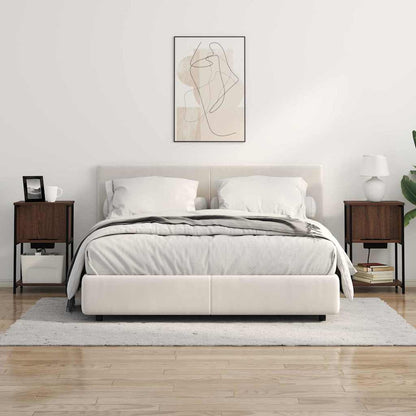 vidaXL Nachttisch Braun Eichen-Optik 38 x 31 x 61 cm Holzwerkstoff