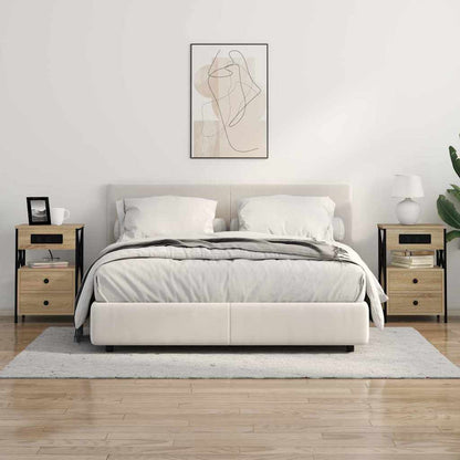 vidaXL Nachttisch Sonoma-Eiche 40 x 31 x 60 cm Holzwerkstoff