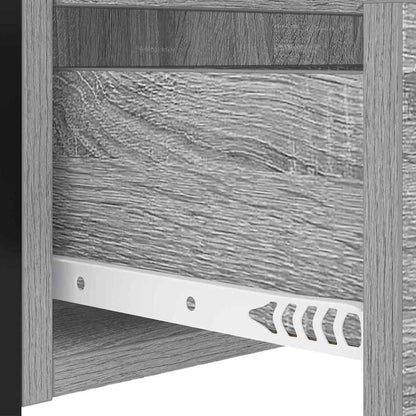 vidaXL Nachttisch Graues Sonoma 40 x 31 x 60 cm Holzwerkstoff