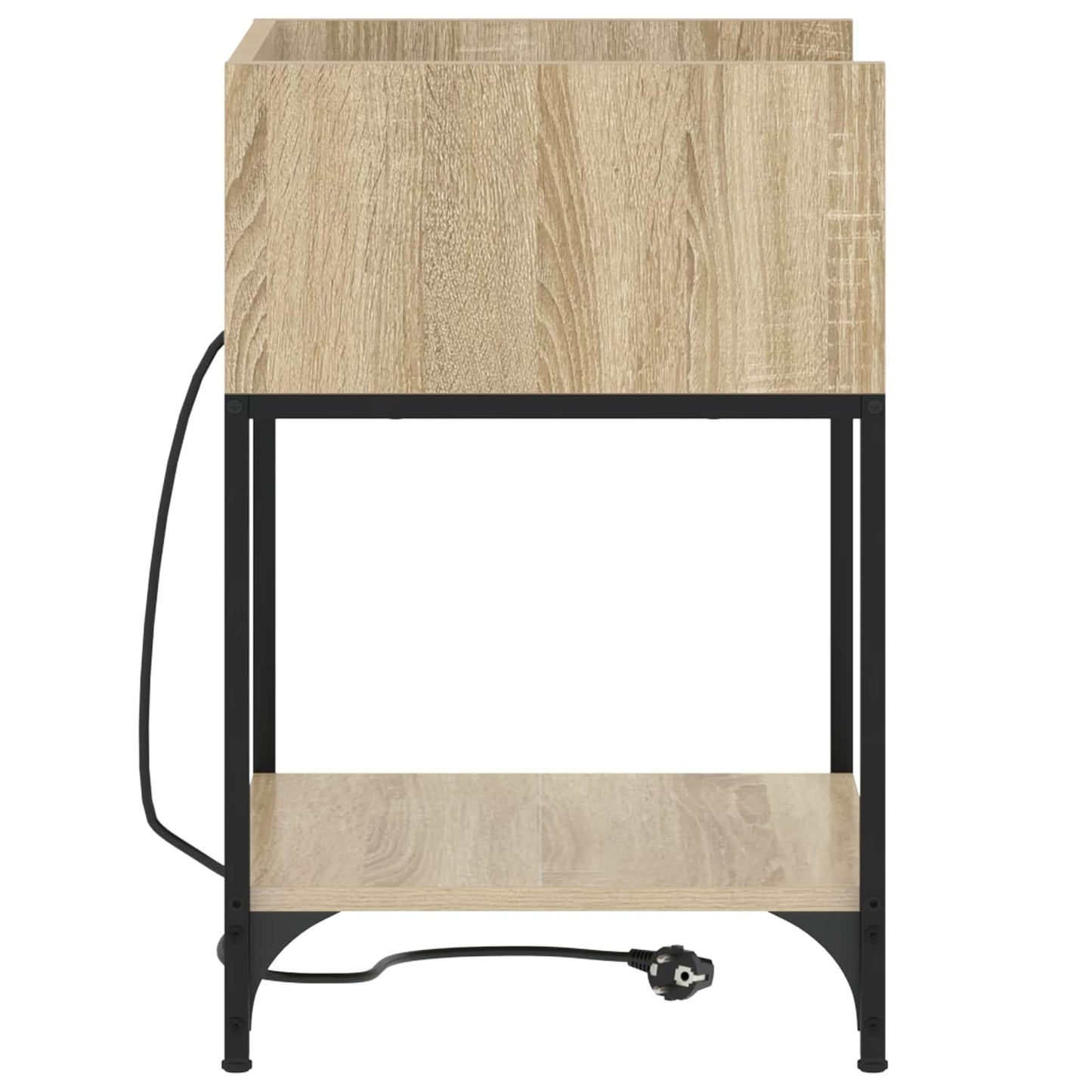 Nachttisch 2 pcs Sonoma-Eiche 40 x 40 x 61 cm Holzwerkstoff