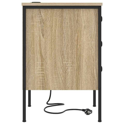 vidaXL Nachttisch Sonoma-Eiche 42 x 41 x 61 cm Holzwerkstoff