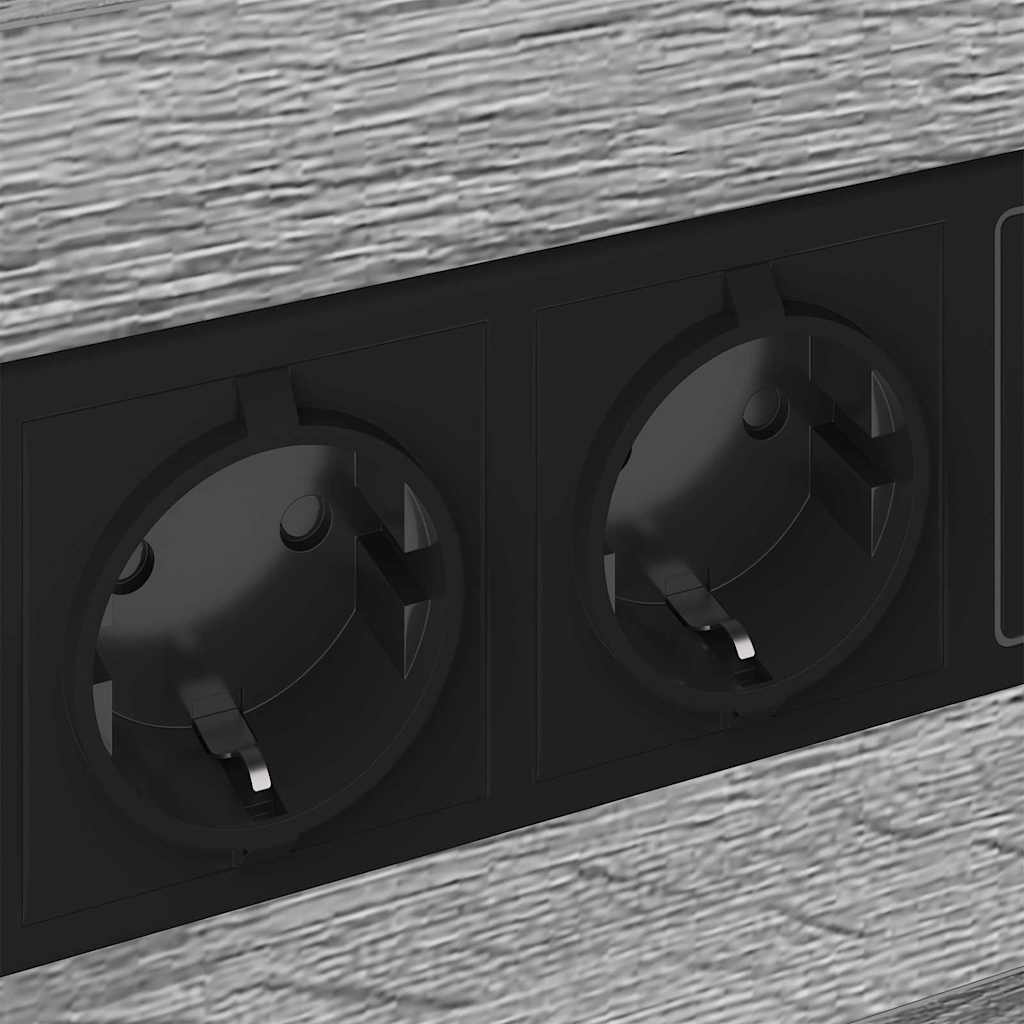 Nachttisch Graues Sonoma 40 x 31 x 60 cm Holzwerkstoff