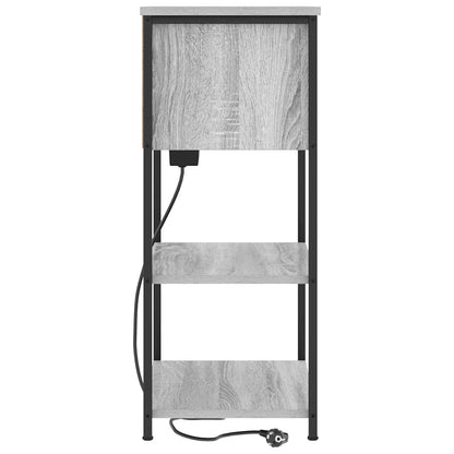 vidaXL Nachttisch Graues Sonoma 55 x 31 x 76 cm Holzwerkstoff