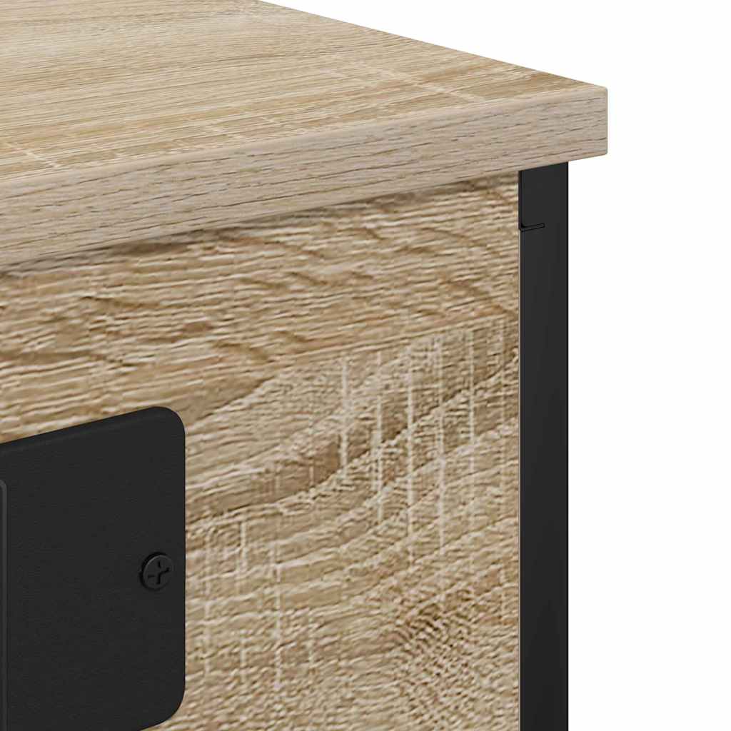 vidaXL Nachttisch Sonoma-Eiche 41 x 31 x 51 cm Holzwerkstoff