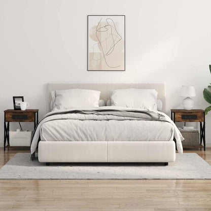 vidaXL Nachttisch Geräucherte Eiche 41 x 31 x 51 cm Holzwerkstoff