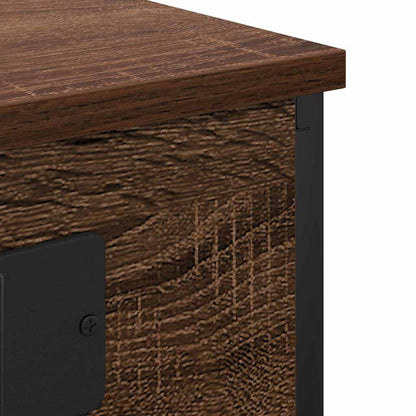 vidaXL Nachttisch Braun Eichen-Optik 41 x 31 x 51 cm Holzwerkstoff