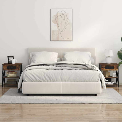 Nachttisch Geräucherte Eiche 41 x 31 x 51 cm Holzwerkstoff