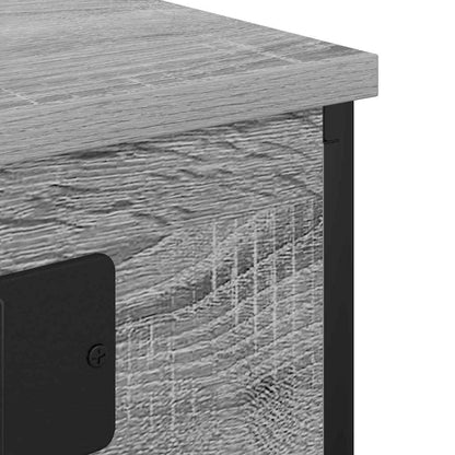 vidaXL Nachttisch 2 pcs Graues Sonoma 41 x 31 x 76 cm Holzwerkstoff