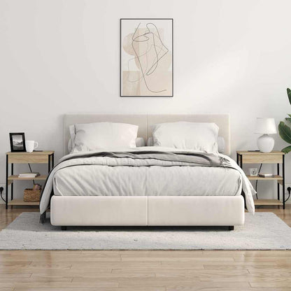 vidaXL Nachttisch Sonoma-Eiche 41 x 31 x 51 cm Holzwerkstoff
