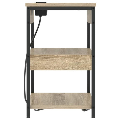 vidaXL Nachttisch Sonoma-Eiche 41 x 31 x 51 cm Holzwerkstoff