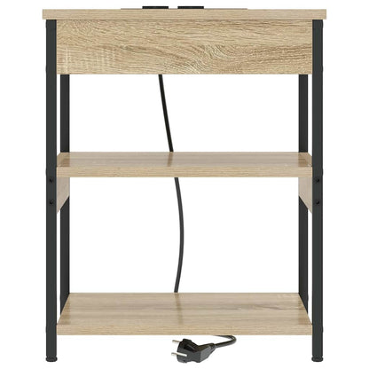 vidaXL Nachttisch 2 pcs Sonoma-Eiche 41 x 31 x 51 cm Holzwerkstoff