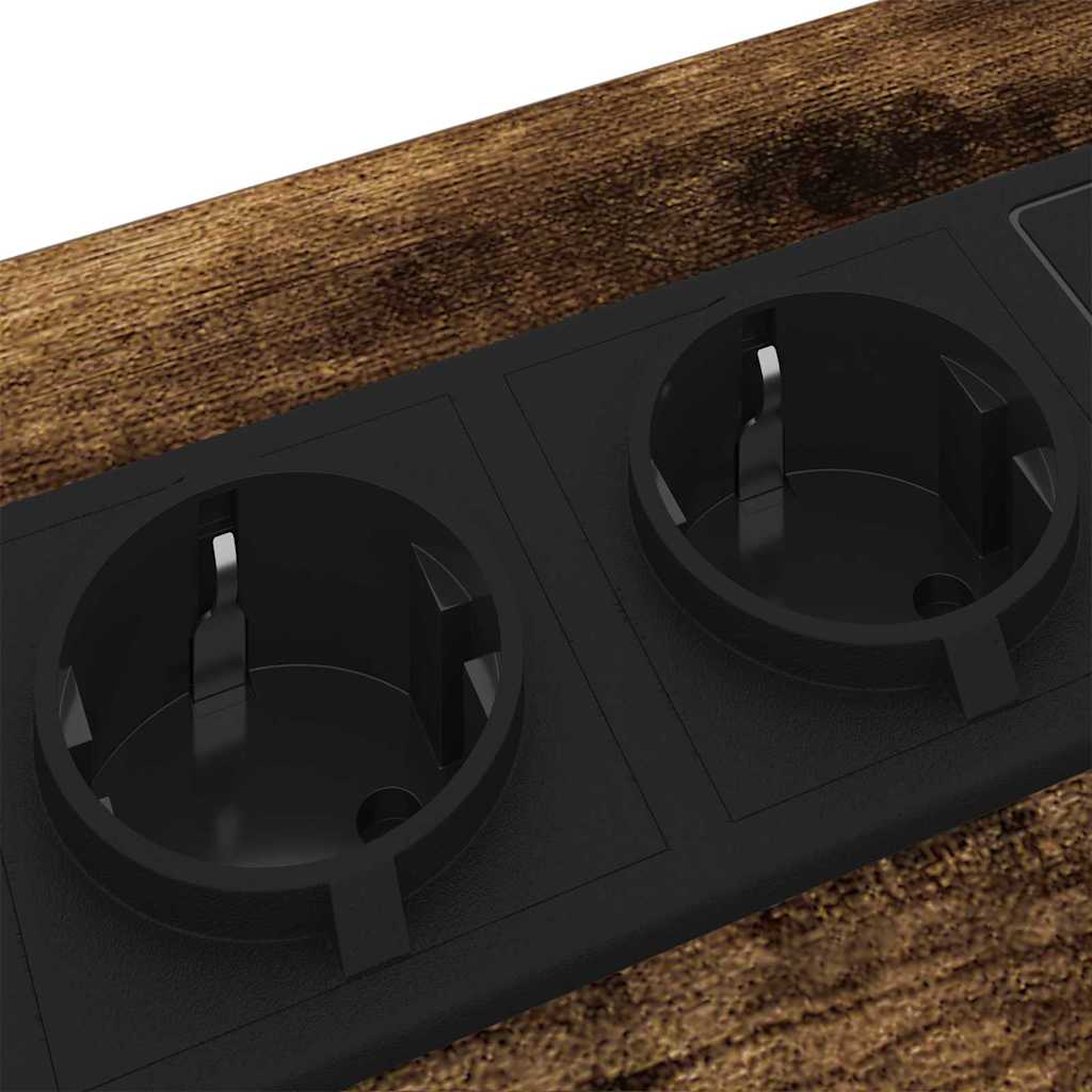 Nachttisch Geräucherte Eiche 41 x 31 x 51 cm Holzwerkstoff