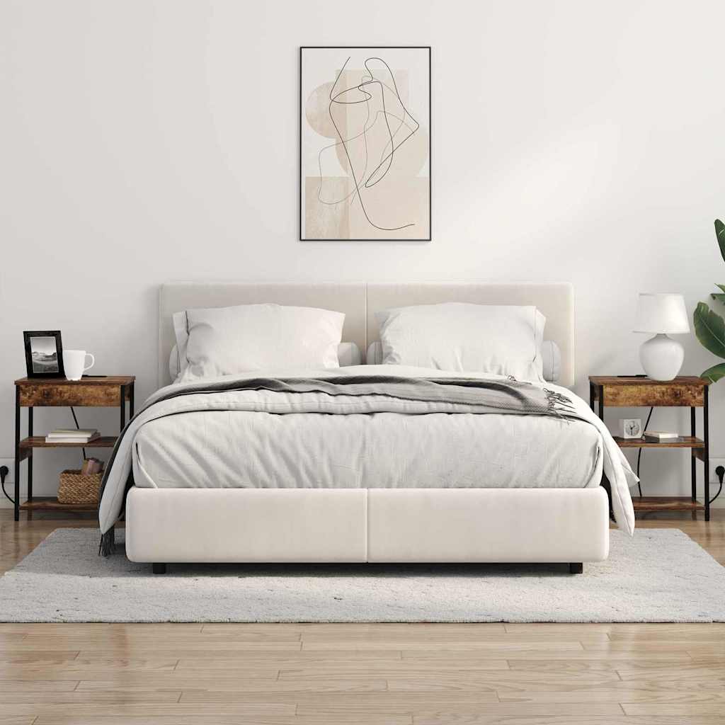 vidaXL Nachttisch 2 pcs Geräucherte Eiche 41 x 31 x 51 cm