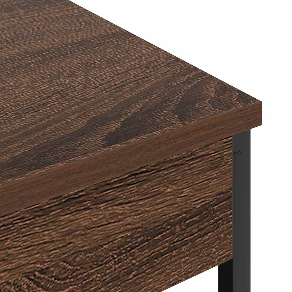 vidaXL Nachttisch Braun Eichen-Optik 41 x 31 x 51 cm Holzwerkstoff