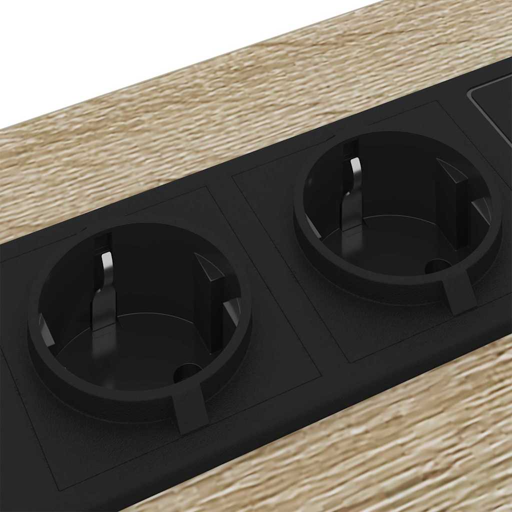 vidaXL Nachttisch mit Regal Sonoma-Eiche 41 x 31 x 76 cm Holzwerkstoff