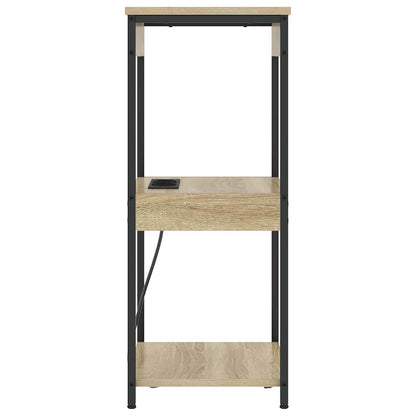 vidaXL Nachttisch mit Regal Sonoma-Eiche 41 x 31 x 76 cm Holzwerkstoff