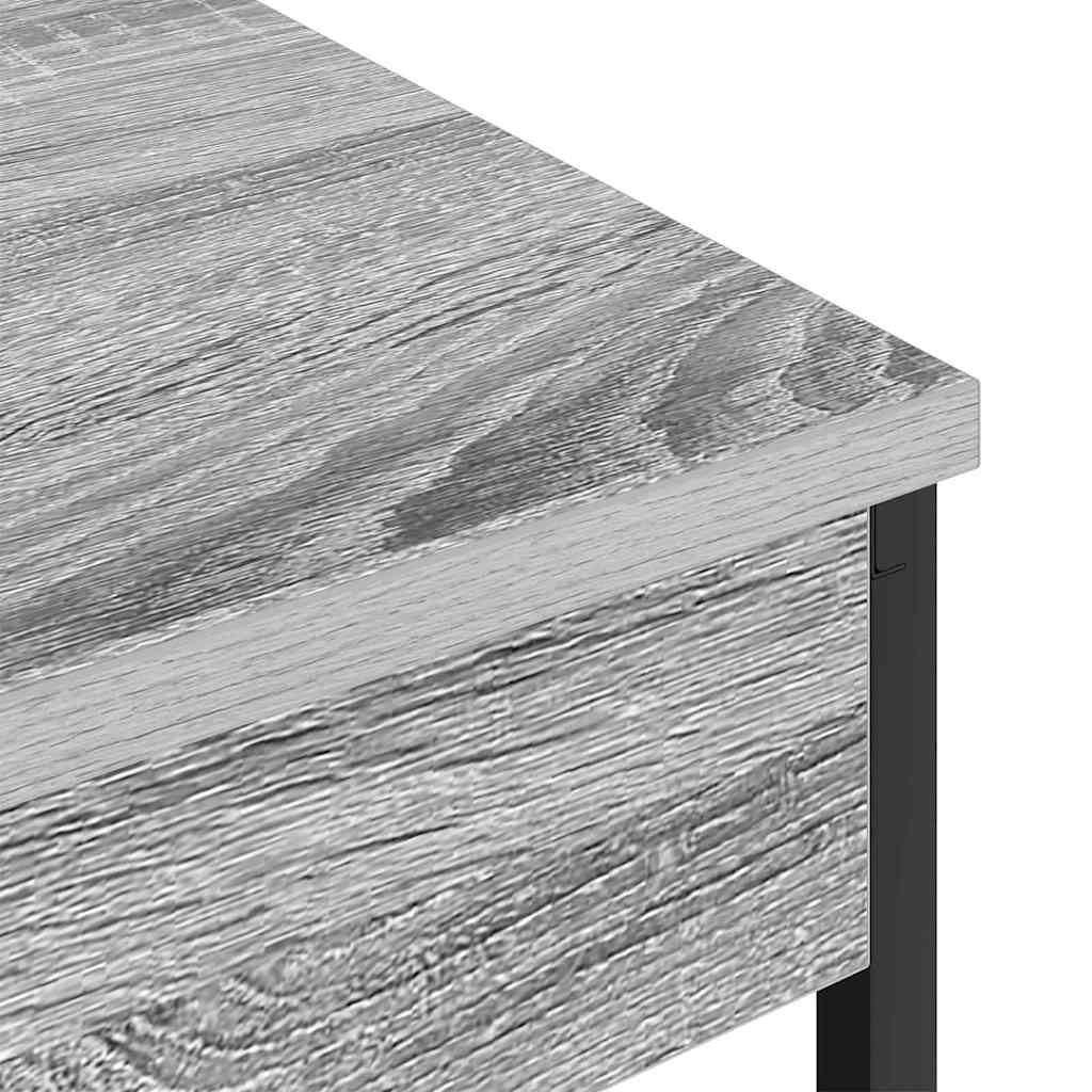 vidaXL Nachttisch Graues Sonoma 41 x 31 x 76 cm Holzwerkstoff