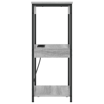 vidaXL Nachttisch Graues Sonoma 41 x 31 x 76 cm Holzwerkstoff