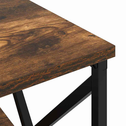 vidaXL Nachttisch 2 pcs Geräucherte Eiche 41,5 x 40,5 x 55 cm