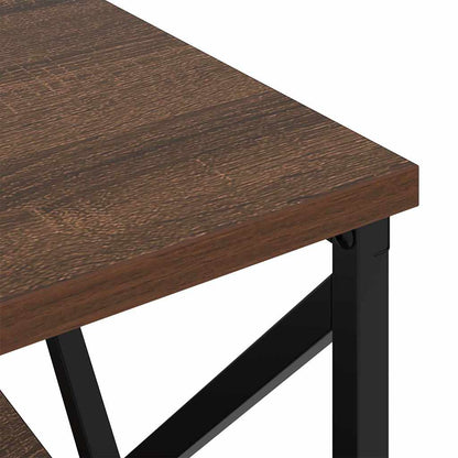 vidaXL Nachttisch Braun Eichen-Optik 41,5 x 40,5 x 55 cm Holzwerkstoff