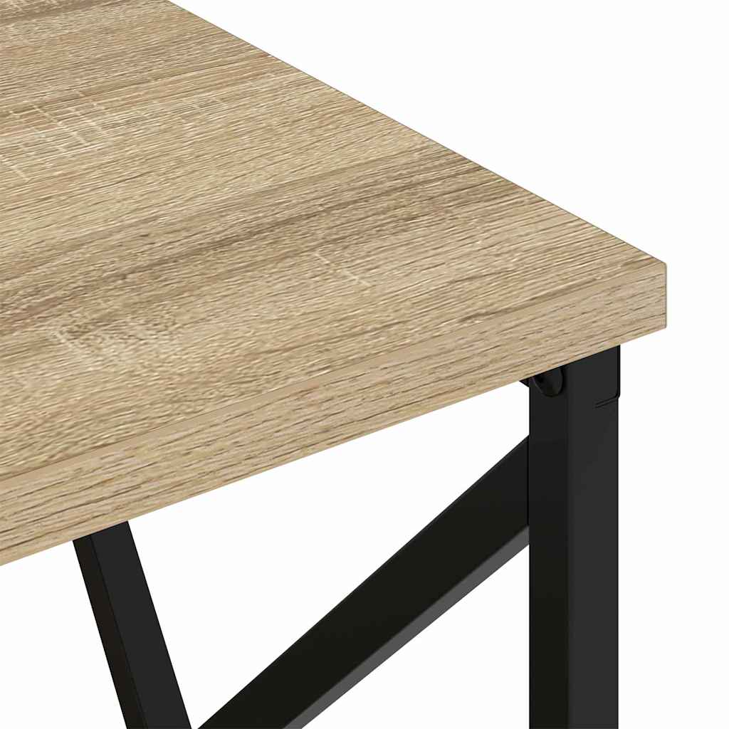 vidaXL Nachttisch 2 pcs Sonoma-Eiche 40 x 31 x 60 cm Holzwerkstoff