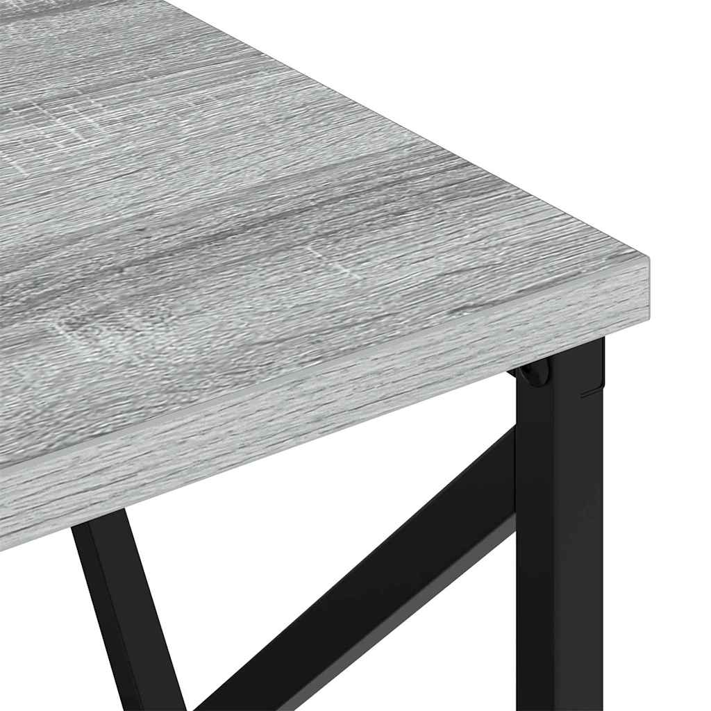 vidaXL Table de chevet Sonoma gris 40 x 31 x 60 cm Bois d'ingénierie