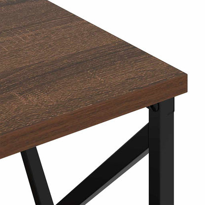 vidaXL Table de chevet aspect chêne marron 40 x 31 x 60 cm Bois d'ingénierie