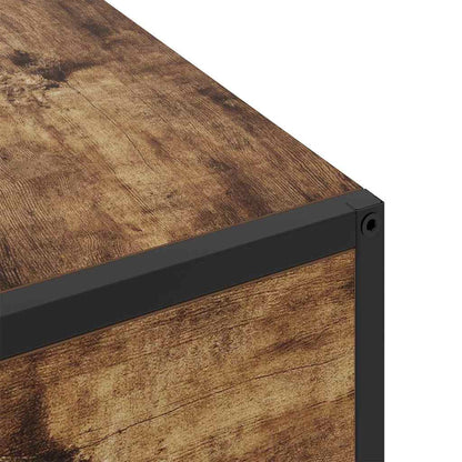 vidaXL Nachttisch Geräucherte Eiche 40 x 27 x 76 cm Holzwerkstoff