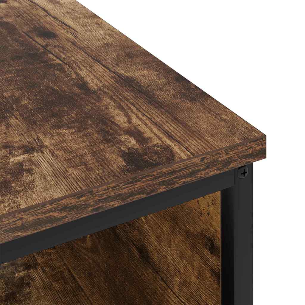 Nachttisch Geräucherte Eiche 41 x 28 x 76 cm Holzwerkstoff