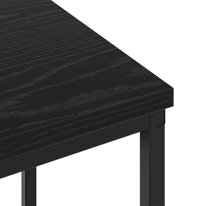 vidaXL Nachttisch 2 pcs Schwarz Eichen-Optik 38 x 30 x 48 cm