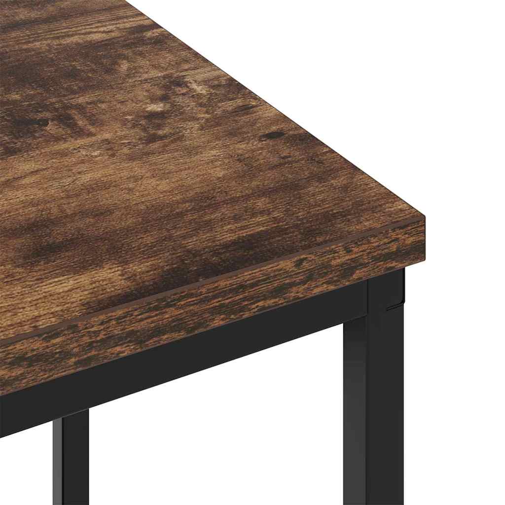 Nachttisch 2 pcs Geräucherte Eiche 38 x 30 x 48 cm