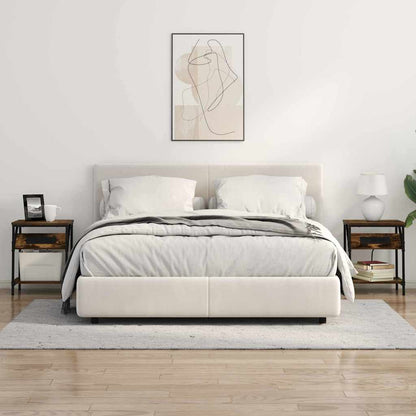 Nachttisch 2 pcs Geräucherte Eiche 38 x 30 x 48 cm