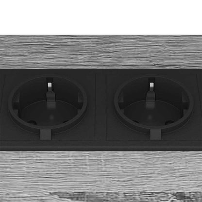 vidaXL Nachttisch Graues Sonoma 38 x 30 x 48 cm Holzwerkstoff